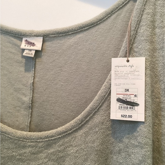 NWT A New Day Tank size 3X - Picture 3 of 3